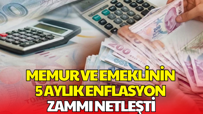 TÜİK Açıkladı! Memur ve Emeklinin 5 Aylık Zam Oranı Netleşti